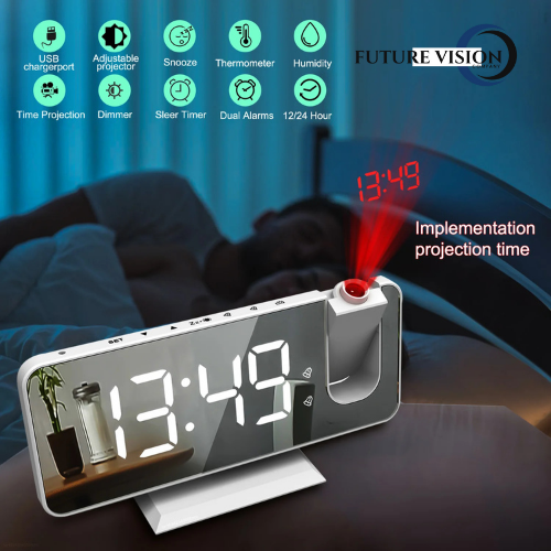 Horloge Projection Murale Pro™